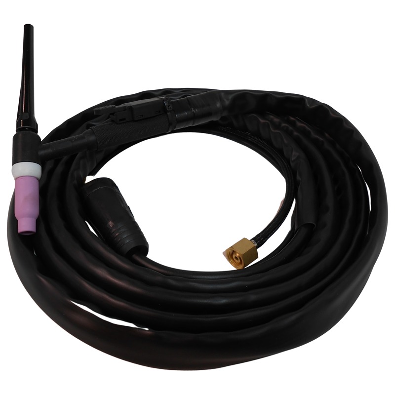 TAURUS WP17 PRO TIG TORCH (3/8-NUT/25MM PLUG/SWITCH/COVER) - 4M